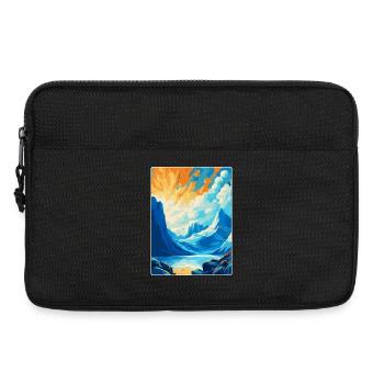 Bodo Norwegen Vintage Reiseposter WPA Kunst Souvenir - Laptoptasche 13" - Schwarz - Vorne