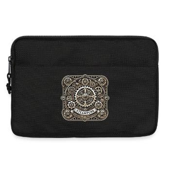 Steampunk Logo - Sacoche pour ordinateur portable 13 pouces - noir - Devant