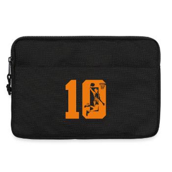 NUMÉRO 10 : 10E ANNIVERSAIRE DE BASKET-BALL - Sacoche pour ordinateur portable 13 pouces - noir - Devant