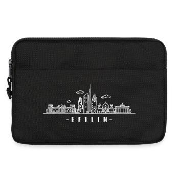 Berlin Skyline Brandenburg Gate Capital - Laptop bag 13" - black - Front