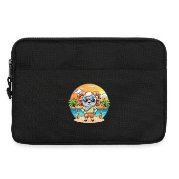 Ram Lustige Cartoon Sommer Strand Sonnenbrille - Laptoptasche 13" - Schwarz - Vorne