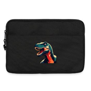 Dinosaur Cartoon Character Colorful Pet Animal - Laptop bag 13" - black - Front