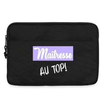 Geliebte - Laptoptasche 13" - Schwarz - Vorne