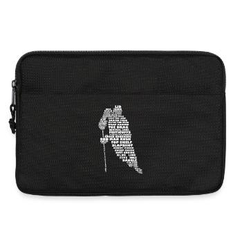 Sprache des Eishockey (weiß) - Laptoptasche 13" - Schwarz - Vorne