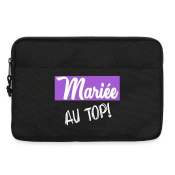 Junggesellinnenabschied. HOCHZEIT - Laptoptasche 13" - Schwarz - Vorne