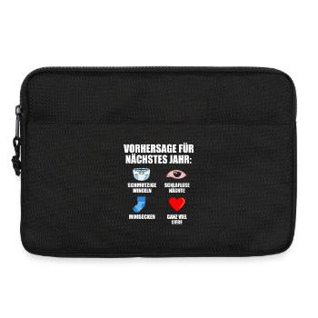 Werdender Vater - Laptoptasche 13" - Schwarz - Vorne