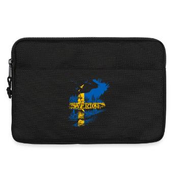 SVERIGE ELCH SCHWEDEN FLAGGE - Laptoptasche 13" - Schwarz - Vorne