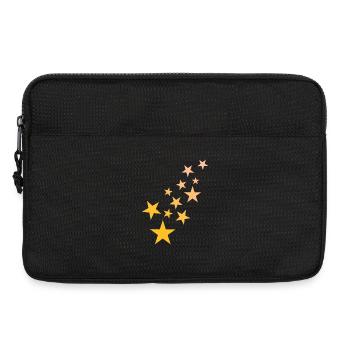 Stern Sternchen Muster Sternenhimmel - Laptoptasche 13" - Schwarz - Vorne