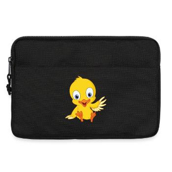 Cute chick - Laptop bag 13" - black - Front