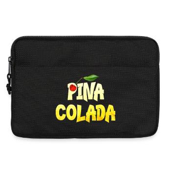 Pina Colada Ananas Kokos Rum mit Kirsche - Laptoptasche 13" - Schwarz - Vorne