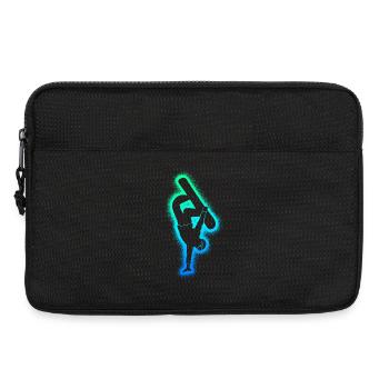Snowboarder Snowboarden Herren Snowboard Jungen - Laptoptasche 13" - Schwarz - Vorne