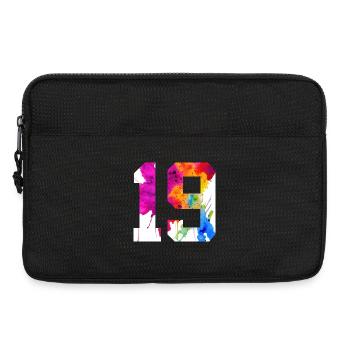 NUMMER 19 JAHRE ALT 19. GEBURTSTAG - Laptoptasche 13" - Schwarz - Vorne