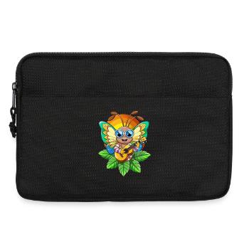 Lunettes de soleil de plage d’été de dessin animé de papillon drôle - Sacoche pour ordinateur portable 13 pouces - noir - Devant