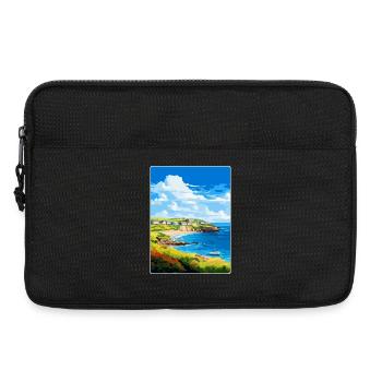 Coverack Cornwall England Uk Reiseposter WPA - Laptoptasche 13" - Schwarz - Vorne