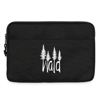 Wald - Laptoptasche 13" - Schwarz - Vorne
