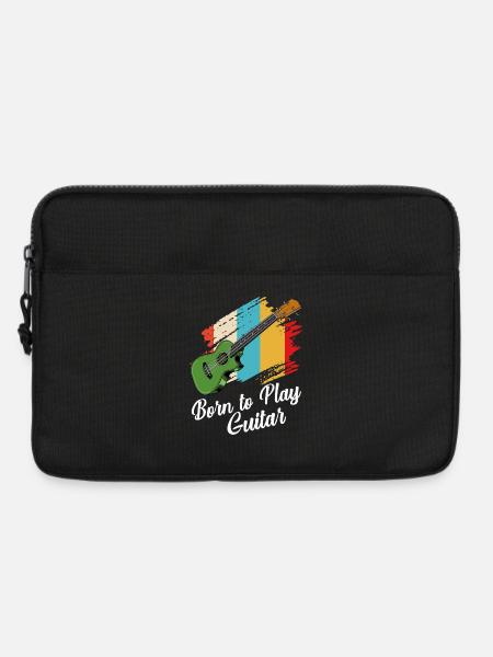 Born to play the guitar - Laptop bag 13" - black