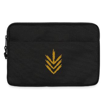 Pfeil nach unten Symbol Gold - Laptoptasche 13" - Schwarz - Vorne