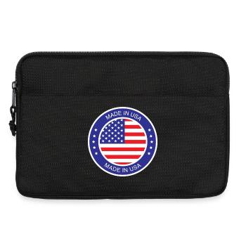 made in the USA - Laptoptasche 13" - Schwarz - Vorne
