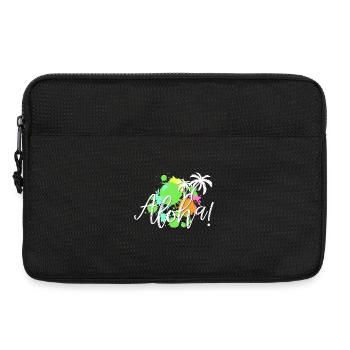 Aloha Tropical Splash - Laptop bag 13" - black - Front