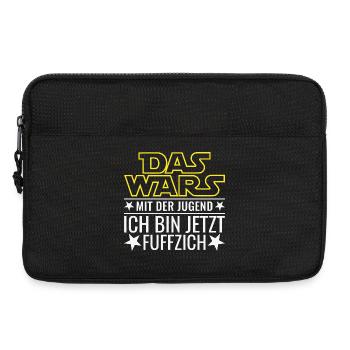 50. Geburtstag Fuffzich Das wars Mit der Jugend - Laptoptasche 13" - Schwarz - Vorne