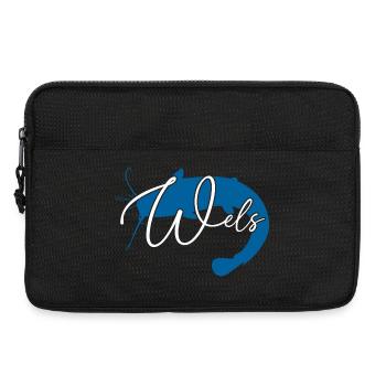 Wels Waller angeln Sportfischen Flussmonster - Laptoptasche 13" - Schwarz - Vorne