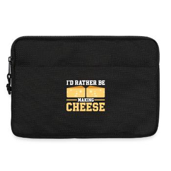 Cheese Making Cheese Lover - Laptoptasche 13" - Schwarz - Vorne