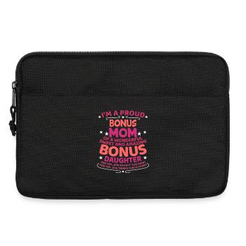 Bonus Mom Stiefmutter Stiefmama Bonus Mama - Laptoptasche 13" - Schwarz - Vorne