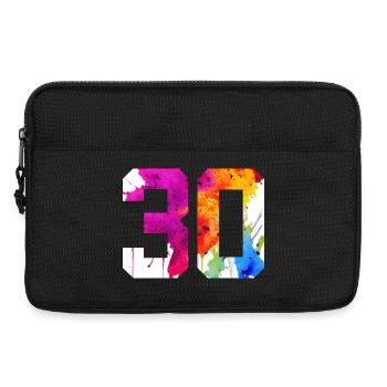 NUMMER 30 JAHRE ALT 30. GEBURTSTAG - Laptoptasche 13" - Schwarz - Vorne