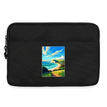 Isle Of Wight Vintage Reiseposter Souvenir WPA - Laptoptasche 13" - Schwarz - Vorne