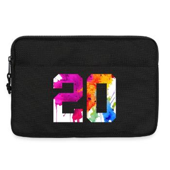 NUMMER 20 JAHRE ALT 20. GEBURTSTAG - Laptoptasche 13" - Schwarz - Vorne