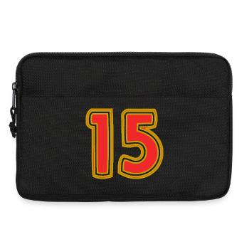 15. 15 JAHRE. 15-JÄHRIGES JUBILÄUM. 15-JÄHRIGES JUBILÄUM. - Laptoptasche 13" - Schwarz - Vorne