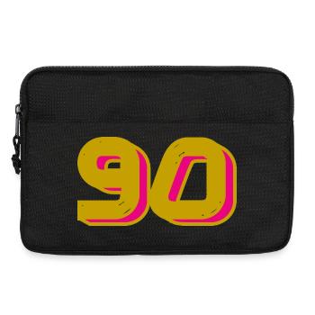 90. 90 JAHRE. 90-JÄHRIGES JUBILÄUM. 90-JÄHRIGES JUBILÄUM. - Laptoptasche 13" - Schwarz - Vorne