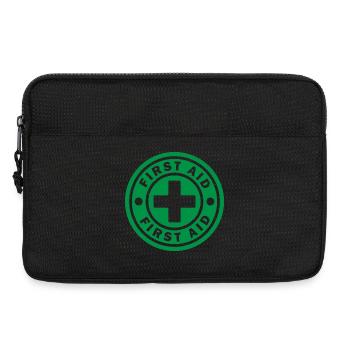 First Aid Medical Cross Sicherheitssymbol Vektor-Symbol - Laptoptasche 13" - Schwarz - Vorne