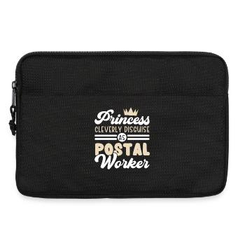 Prinzessin verkleidet sich geschickt als Postanges - Laptoptasche 13" - Schwarz - Vorne