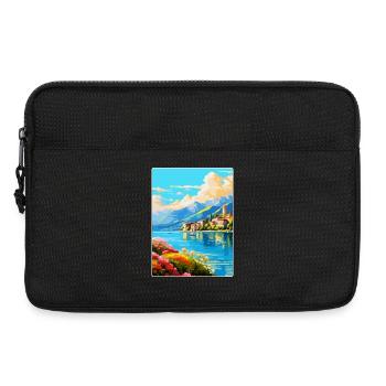 Comer See Italien Vintage Reiseplakat Souvenir WPA - Laptoptasche 13" - Schwarz - Vorne