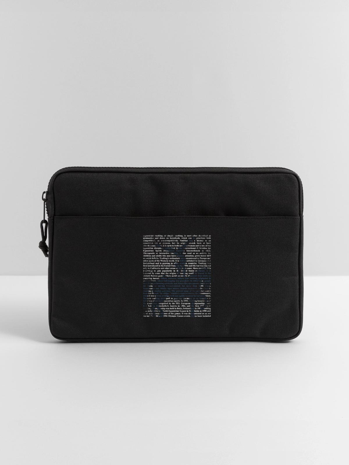 Akrobatisches Voltigieren Mannschaft - Laptoptasche 13" - Schwarz - Vorne