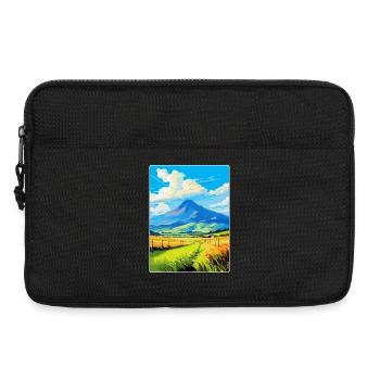 Mourne Mountains Vintage Reise Poster Souvenir - Laptoptasche 13" - Schwarz - Vorne