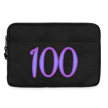 100 - Sacoche pour ordinateur portable 13 pouces - noir - Devant