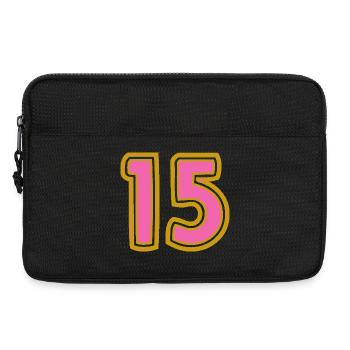 15. 15 JAHRE. 15-JÄHRIGES JUBILÄUM. 15-JÄHRIGES JUBILÄUM. - Laptoptasche 13" - Schwarz - Vorne