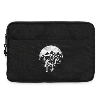 Grazioese Voltigierkür Mannschaft - Laptoptasche 13" - Schwarz - Vorne