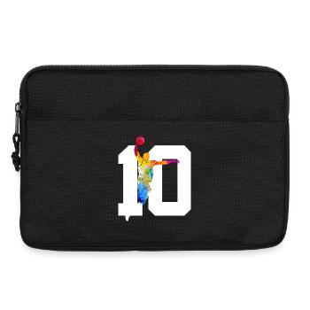 NUMÉRO 10 : 10E ANNIVERSAIRE DE BASKET-BALL - Sacoche pour ordinateur portable 13 pouces - noir - Devant
