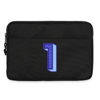 1. 1 JAHR. 1. JAHRESTAG. 1 JAHR GEBURTSTAG - Laptoptasche 13" - Schwarz - Vorne