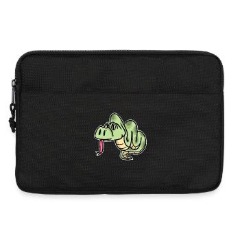 Umschlingende Python Regenwald - Laptoptasche 13" - Schwarz - Vorne