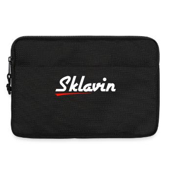 Sklavin mit roter Akzentlinie - Laptoptasche 13" - Schwarz - Vorne