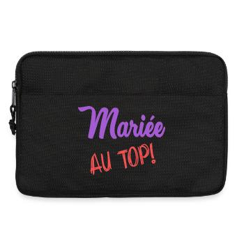 HOCHZEIT - Laptoptasche 13" - Schwarz - Vorne