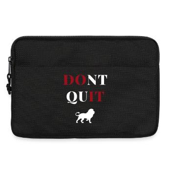 dont quit lion heart - Laptoptasche 13" - Schwarz - Vorne