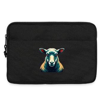 Sheep Cartoon Character Colorful Pet Animal - Laptop bag 13" - black - Front