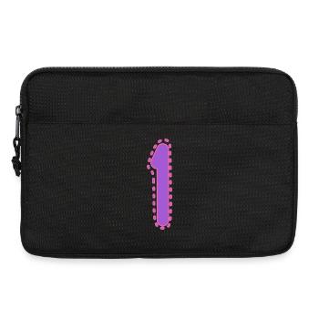 1. 1 JAHR. 1. JAHRESTAG. 1 JAHR GEBURTSTAG - Laptoptasche 13" - Schwarz - Vorne