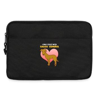 Galgo Español - Laptoptasche 13" - Schwarz - Vorne