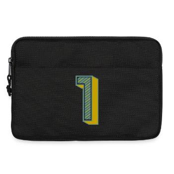 1. 1 JAHR. 1. JAHRESTAG. 1 JAHR GEBURTSTAG - Laptoptasche 13" - Schwarz - Vorne